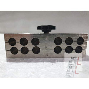 Suppository Lipstick Mold 12 Hole With Fastener,Brass Heavy Duty Equipment - Laboratorydeal