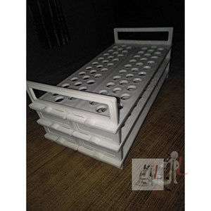 Test Tube Stand 3 Tier 13mm x 62 holes (Polypropylene) - Laboratorydeal