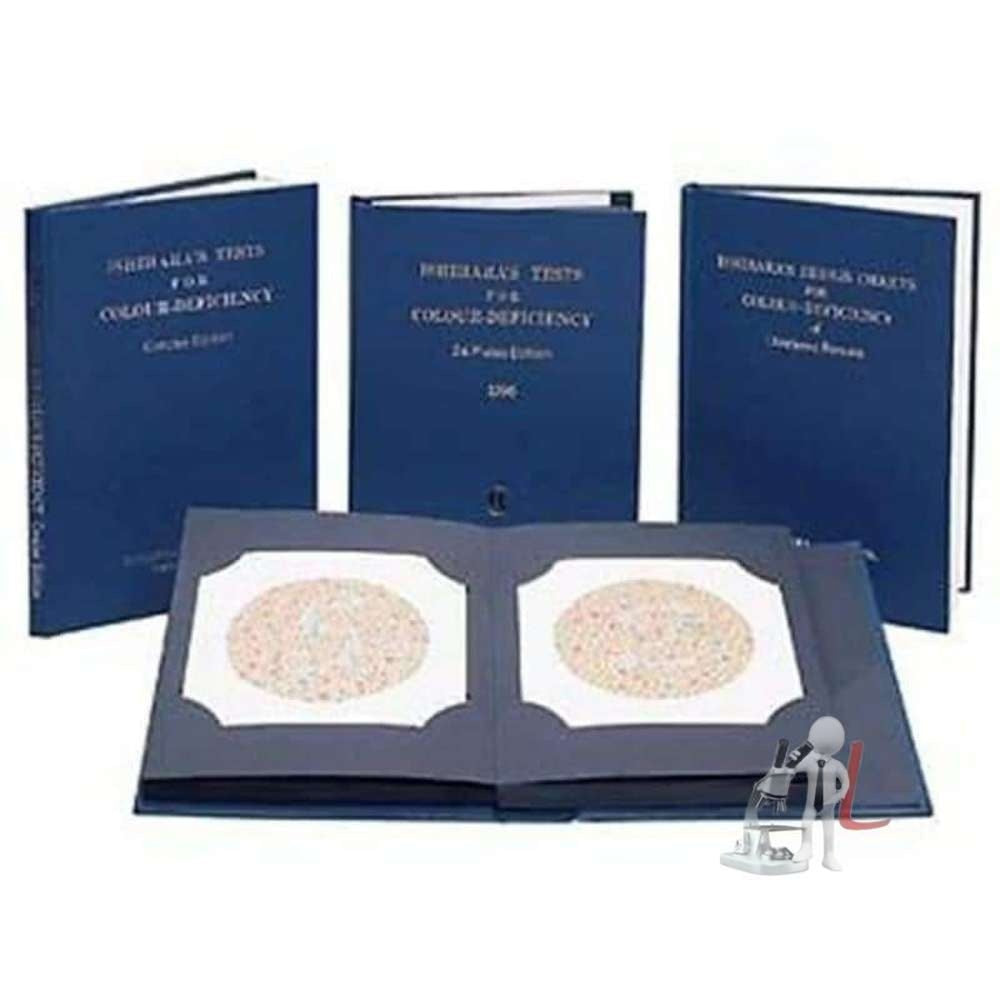 Top Quality by Brand 24 Plates Ishihara Color Blindness Test Book - Laboratorydeal