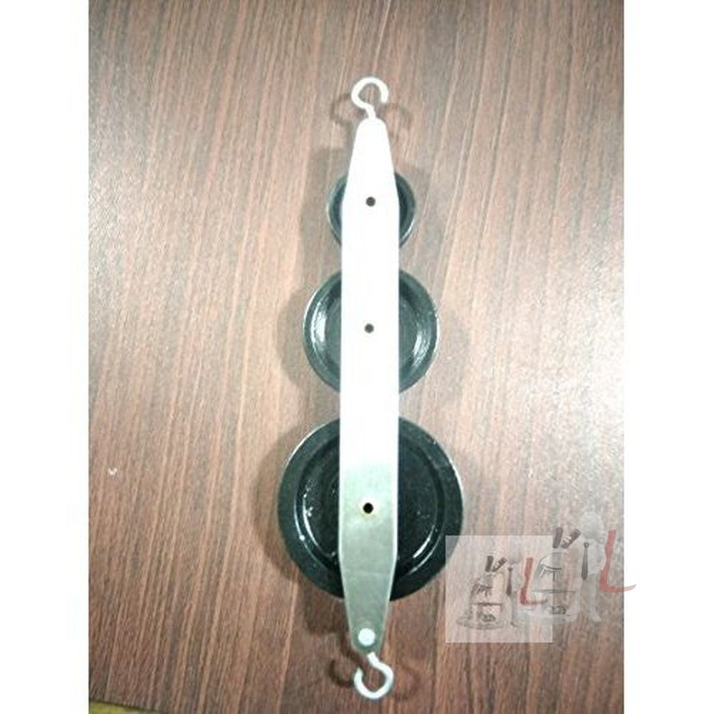 Triple Pulley System (Aluminium + Stainless Steel) - Laboratorydeal