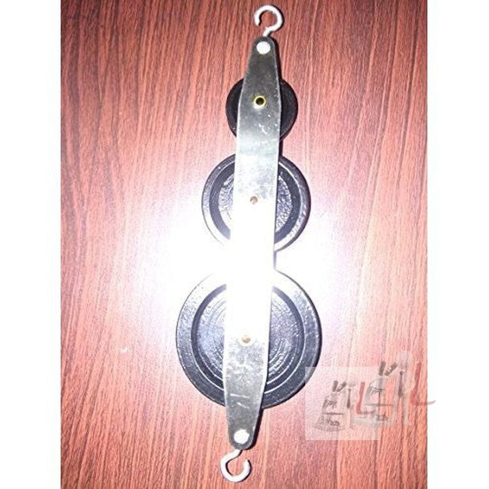 Triple Pulley System (Aluminium + Stainless Steel) - Laboratorydeal