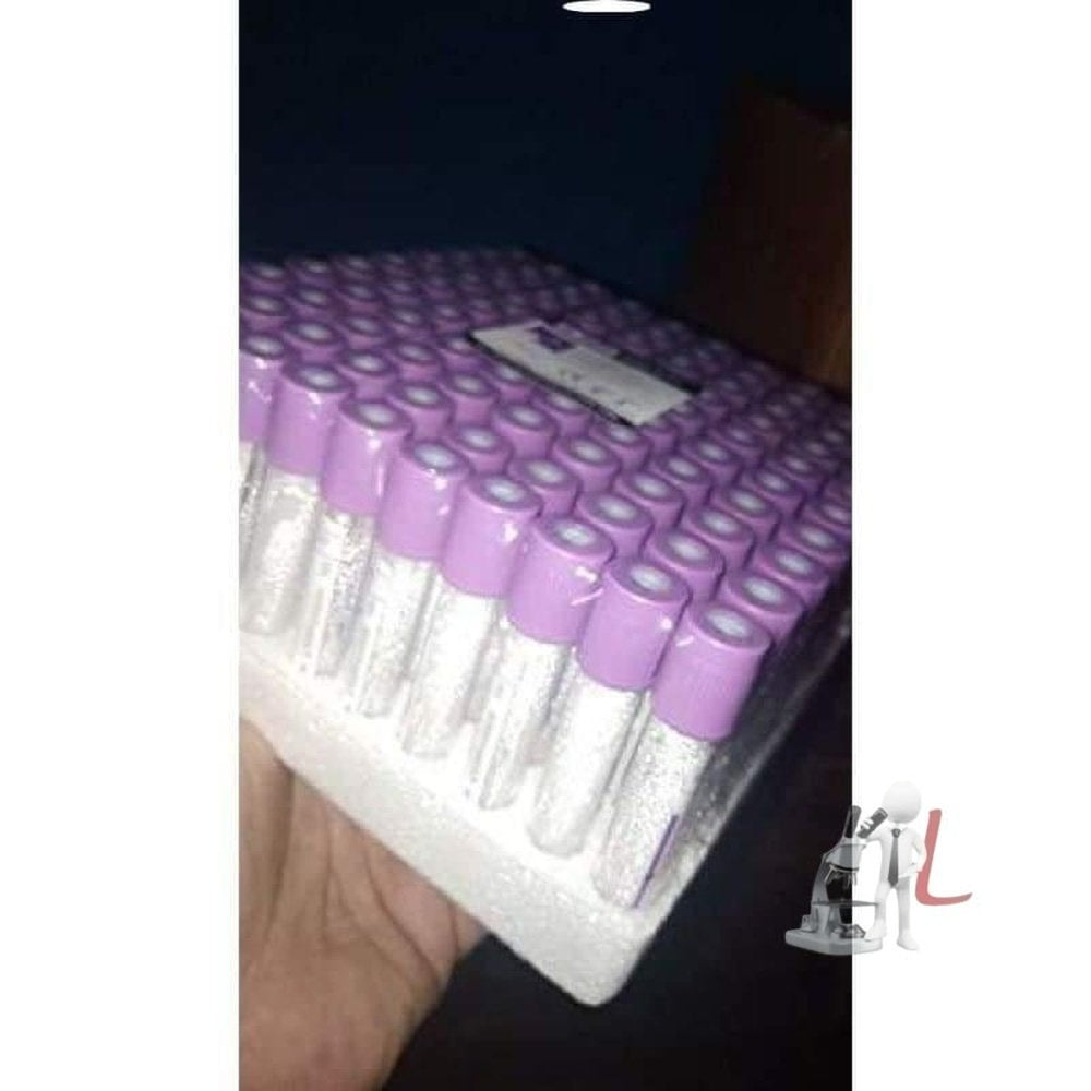 Tube EDTA K3 Non-Vaccum Tubes (100) Original - Laboratorydeal