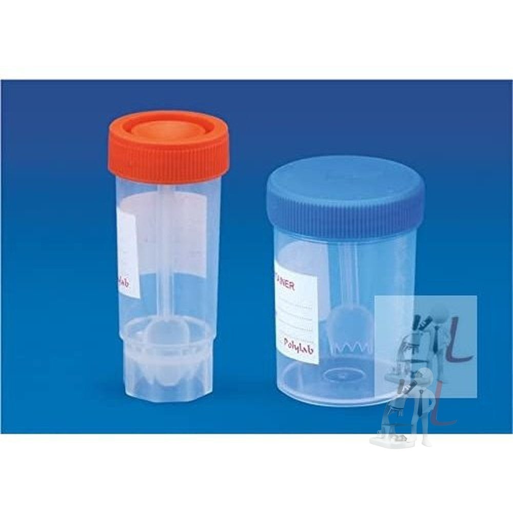 Urine Container 60 ml polypropylene (pack of 100)-
