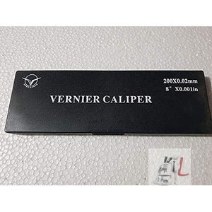 Vernier Caliper Instrument 200x0.02mm 8x0.001in aerospace-