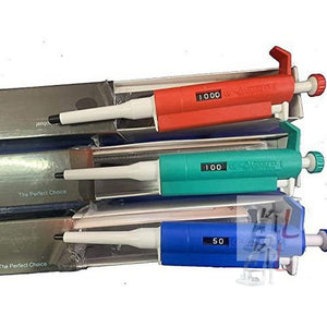 WKM Micropipette Variable Volume Range 5-50Ul,10-100Ul,100-1000Ul Set - Laboratorydeal