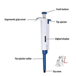 WKM Micropipette Variable Volume Range 5-50Ul,10-100Ul,100-1000Ul Set - Laboratorydeal