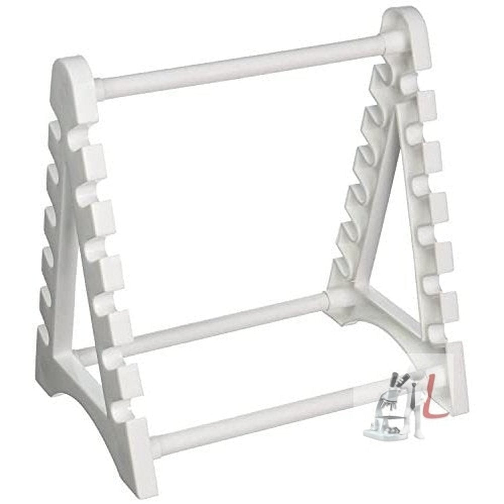 WKM Pipette Stand Horizontal for 12 Pipettes (White, Pack of 1) - Laboratorydeal