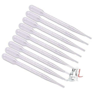 WKM Transfer Pipette Dropper 3ml Measuring Pipettor Disposable Graduated Pipette Liquid Pasteur Pipette (Pack of 50) - Laboratorydeal