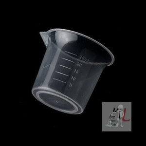Beaker 25ml Pack of 12 Polypropylene - Laboratorydeal
