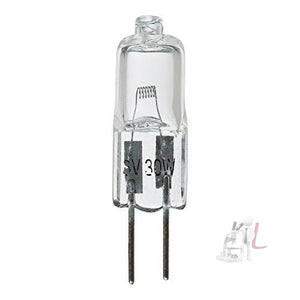 WKM Halogen Light Bulb 6Volt-30Watt Bi Pin Base - Laboratorydeal