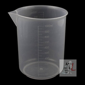Plastic Measurement Cup Set (1000ml, 500ml, 300ml, 200ml,100ml, 50ml, 30ml, 25ml, 20ml) - Laboratorydeal