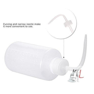Wash Bottle, Clear Visual Design (16oz / 500ml) - Laboratorydeal