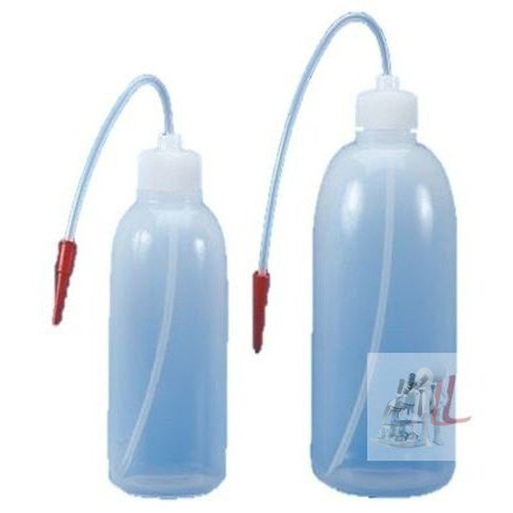 Wash Bottle in Chemistry lab Size - (500 ml, White) - Pack of 6 - Laboratorydeal