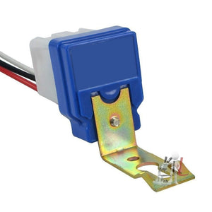 Waterproof 220 V Auto Day/Night on and Off Photocell, LDR Sensor Switch 10 A for Lighting (White) - Laboratorydeal