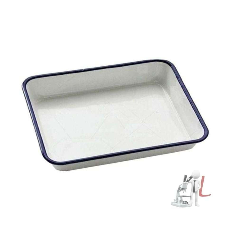 White Enamel Surgical Trays 6"x8" /6 inch X 8 inch - Laboratorydeal