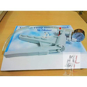 hand held vacuum pump with pressure gauge W/Meter - Laboratorydeal