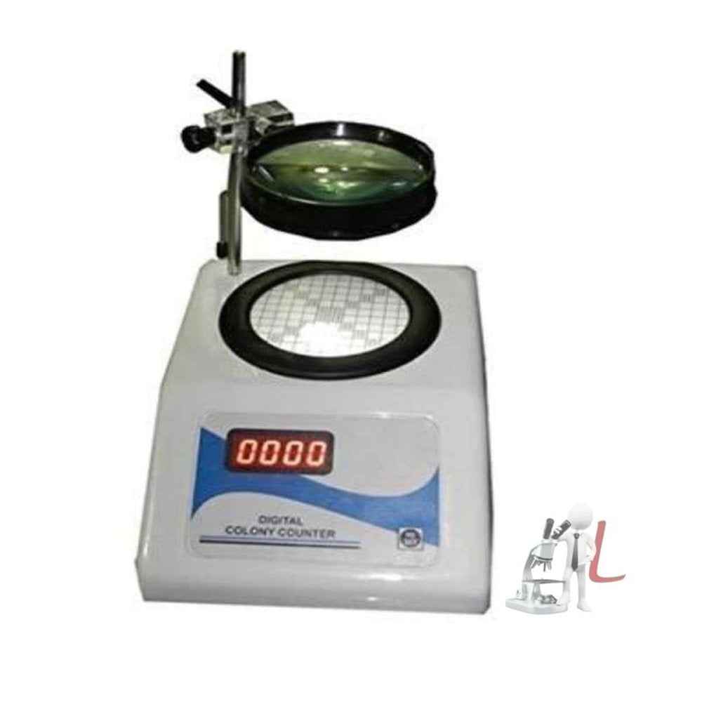 laboratory Blue Digital Colony Counter With Pen And Magnifier Lens, Cm - Laboratorydeal