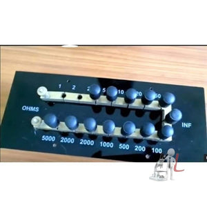 labpro Resistance Box Plug Type Range 1-500 Ohms Export Quality - Laboratorydeal