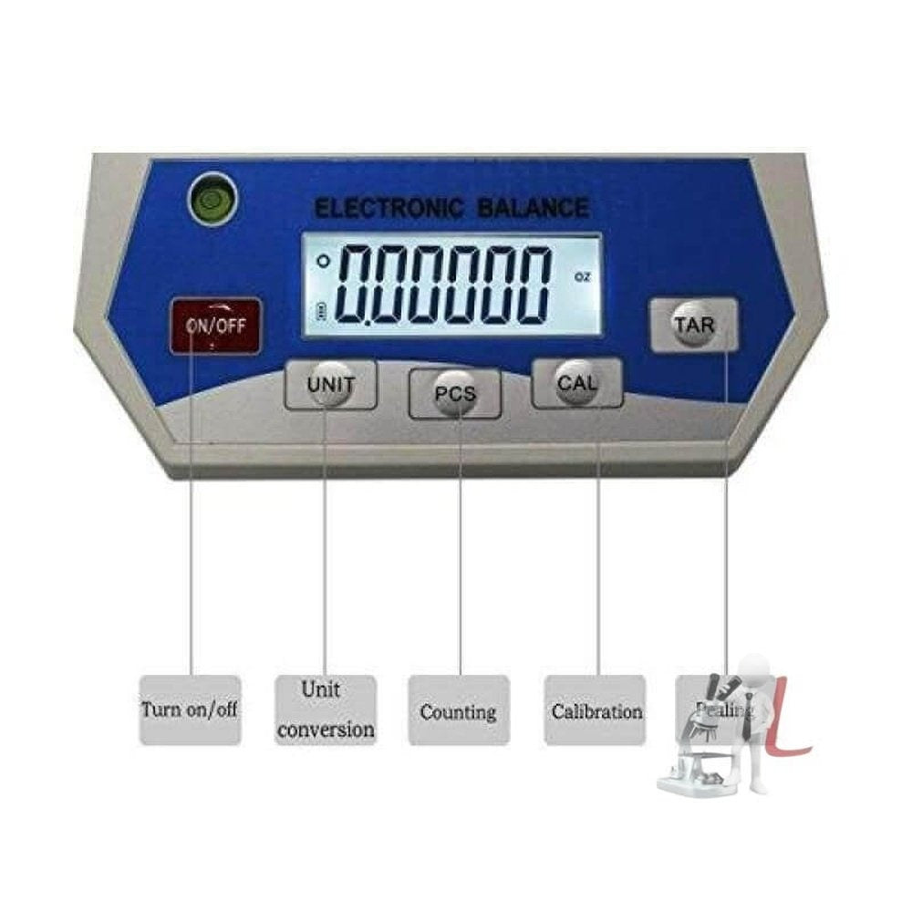 300x0.001g 1mg digital analytical balance precision scale for laboratories supplier in rajesthan - Laboratorydeal