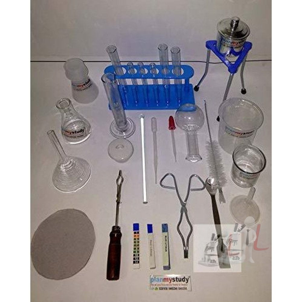 planmystudy chemistry laboratory apparatus full set for home study and laboratory- Multi color - Laboratorydeal