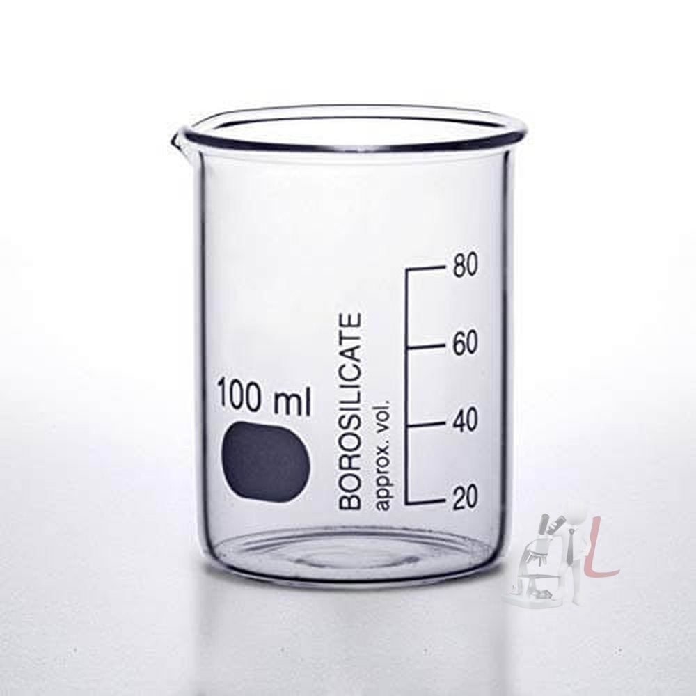 lab 100 ml glass size