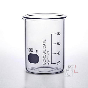 100ml glass for lab