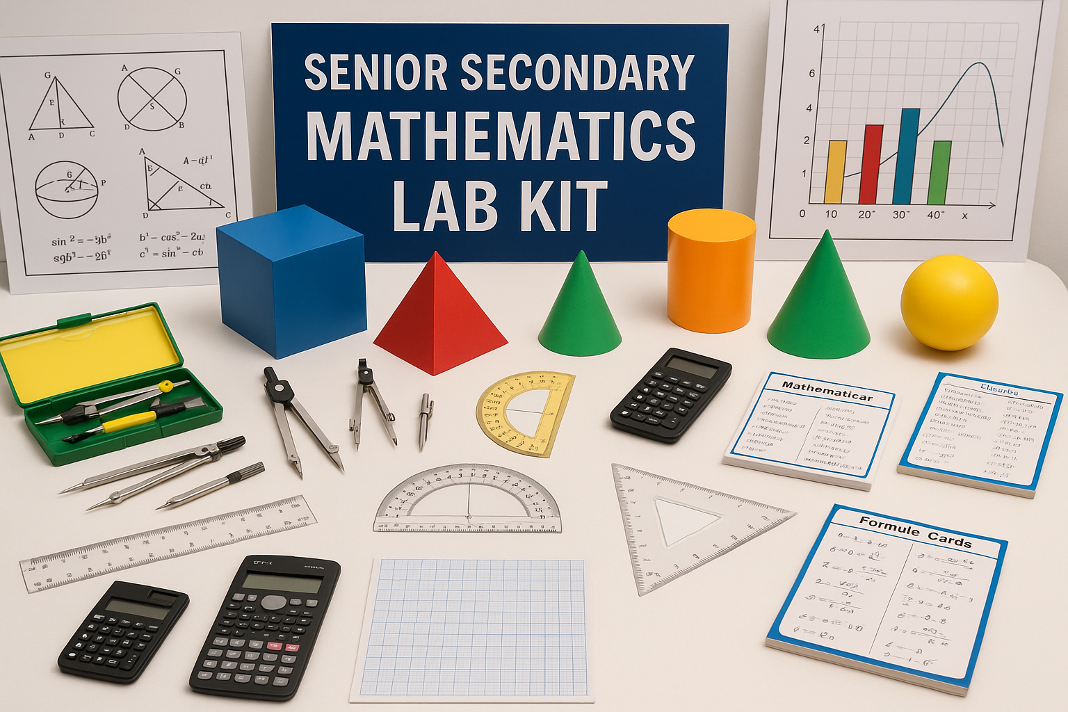 Senior Secondary Mathmetics Lab Kit equipment