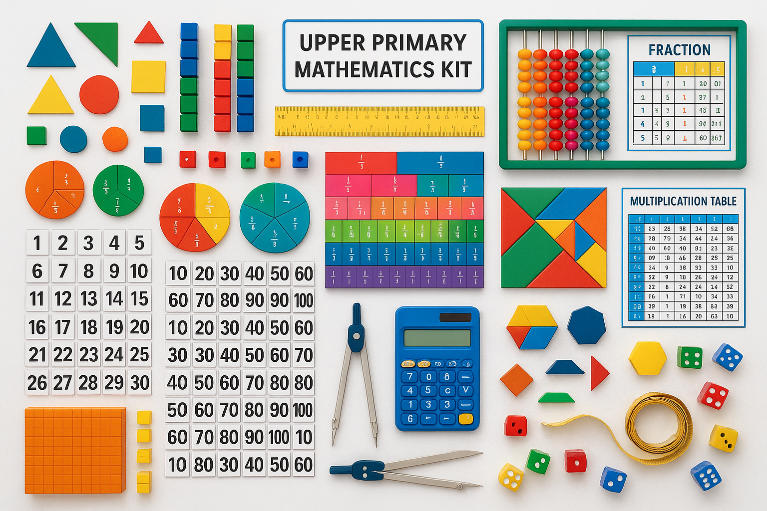 Upper Primary Mathmetics Kit equipment