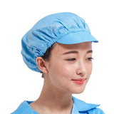 10 PCS Anti-static Dust-free Workshop Duck Tongue Working Cap With Skylight, S, L