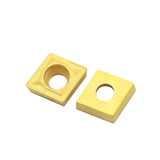 10 PCS/Box CNC Inner Hole Diamond Blade Boring Cutter Grain Steel Special Alloy Cutter Head, CCMT120404（R0.4）, CCMT120408（R0.8）