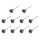 10 PCS Wire Brush Metal Descaling Polishing Brush To Remove Oxide Layer Flat Polishing Brush, Pen Shape 3×5MM, Pen Shape 3×8MM, Bowl Shape3×15MM, Bowl Shape3×25MM, Flat 3×25MM