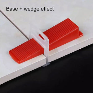 100 PCS 1.5mm Tile Leveling System Clips Kit Wall Floor Tile Spacer Tiling Tool  for Paving Locator Tool OG6480, 1.5mm