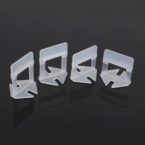 100 PCS 1.5mm Tile Leveling System Clips Kit Wall Floor Tile Spacer Tiling Tool  for Paving Locator Tool OG6480, 1.5mm