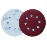 100 PCS 125MM Flocking Sandpaper 5 Inch 8 Hole Disc Sandpaper Self-adhesive Sandpaper, 40 Mesh, 60 Mesh, 80 Mesh, 100 Mesh, 120 Mesh, 150 Mesh, 180 Mesh, 240 Mesh, 320 Mesh, 400 Mesh, 600 Mesh, 800 Mesh, 1000 Mesh, 1200 Mesh, 1500 Mesh, 2000 Mesh