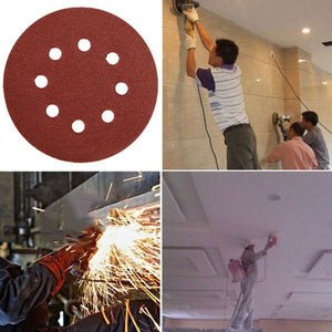 100 PCS 125MM Flocking Sandpaper 5 Inch 8 Hole Disc Sandpaper Self - adhesive Sandpaper, 40 Mesh, 60 Mesh, 80 Mesh, 100 Mesh, 120 Mesh, 150 Mesh, 180 Mesh, 240 Mesh, 320 Mesh, 400 Mesh, 600 Mesh, 800 Mesh, 1000 Mesh, 1200 Mesh, 1500 Mesh, 2000 Mesh������... - laboratorydeal
