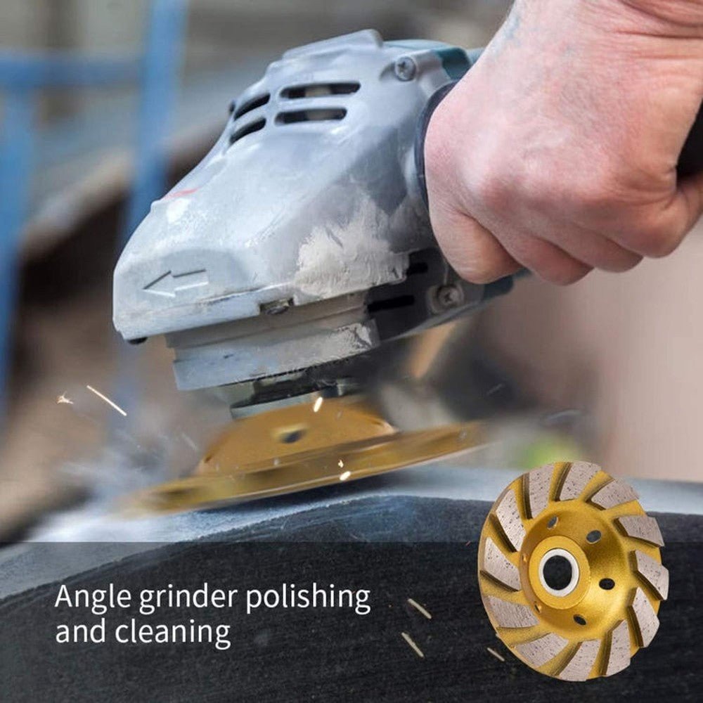 100mm Concrete Stone Diamond Grinding And Polishing Blades Ceramic Grinder Machine Fan Shape Grinding Wheel, A Level Coarse Tooth, A Level Fine Tooth, B Level Coarse Tooth, B Level Fine Tooth - laboratorydeal