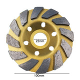 100mm Concrete Stone Diamond Grinding And Polishing Blades Ceramic Grinder Machine Fan Shape Grinding Wheel, A Level Coarse Tooth, A Level Fine Tooth, B Level Coarse Tooth, B Level Fine Tooth