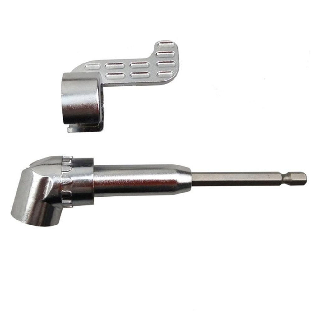 105 Degree Long Handle Right Angle Corner Drill Holds Screwdriver Bit, Screwdriver Bit - laboratorydeal