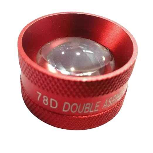 78D Double Aspheric Lens | Premium Ophthalmic Diagnostic Lens for Eye Examination | High Clarity Wide Field of View | Anti-Reflective Coating