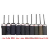 10pcs 3mm Handle Mirror Polishing Paper Stick, Mesh:, 180, 240, 320, 400, 600, 800, 1000, 1200, 1500, 2000