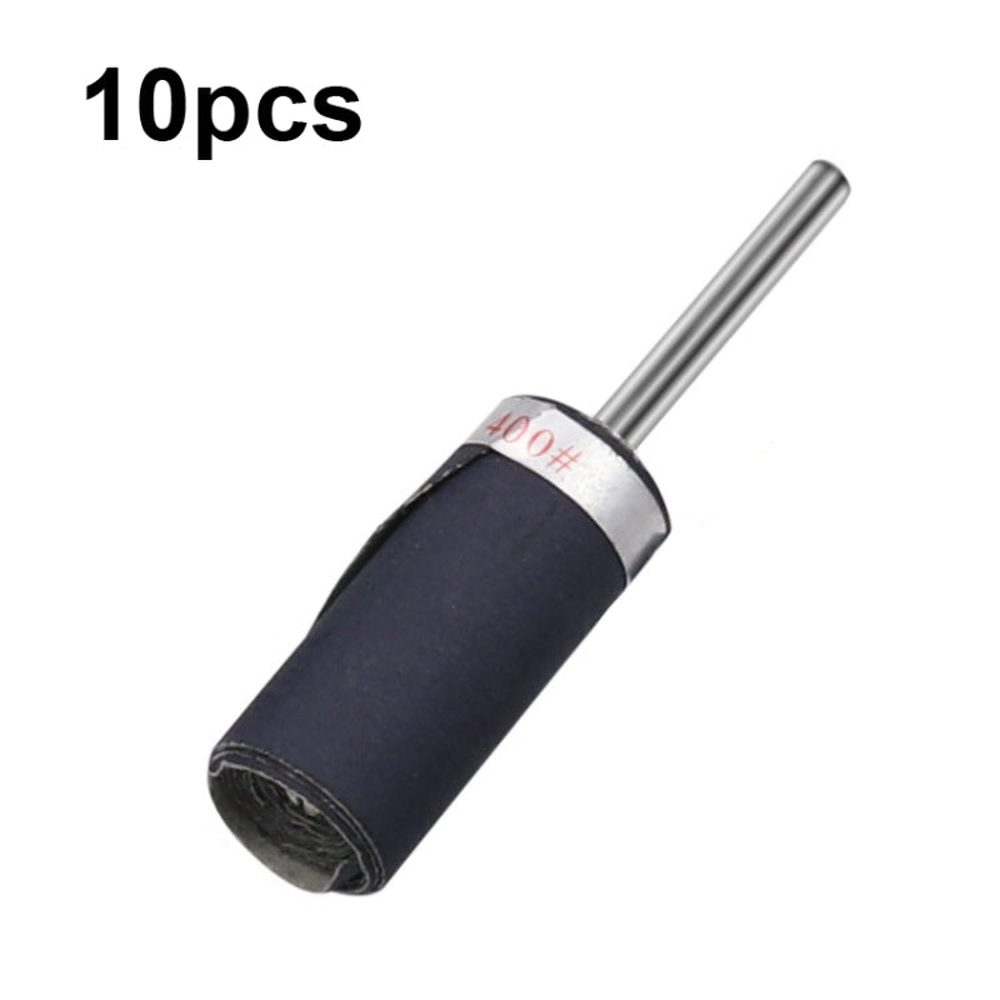 10pcs 3mm Handle Mirror Polishing Paper Stick, Mesh:, 180, 240, 320, 400, 600, 800, 1000, 1200, 1500, 2000 - laboratorydeal
