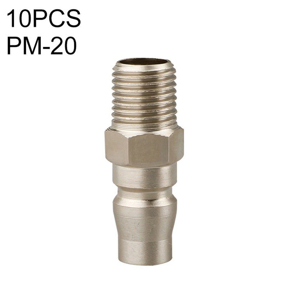 10pcs C-type Self-lock Pneumatic Quick Fitting Connector, PF-20, PH-20, PM-20, PP-20, SF-20, SH-20, SM-20, SP-20, PF-30, PH-30, PM-30, PP-30, SF-30, SH-30, SM-30, SP-30, PF-40, PH-40, PM-40, PP-40, SF-40, SH-40, SM-40, SP-40