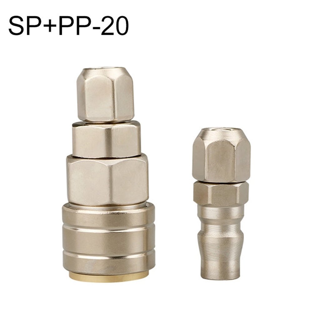 10pcs C-type Self-lock Pneumatic Quick Fitting Connector, SF+PF-20, SF+PF-30, SF+PF-40, SH+PH-20, SH+PH-30, SH+PH-40, SM+PM-20, SM+PM-30, SM+PM-40, SP+PP-20, SP+PP-30, SP+PP-40