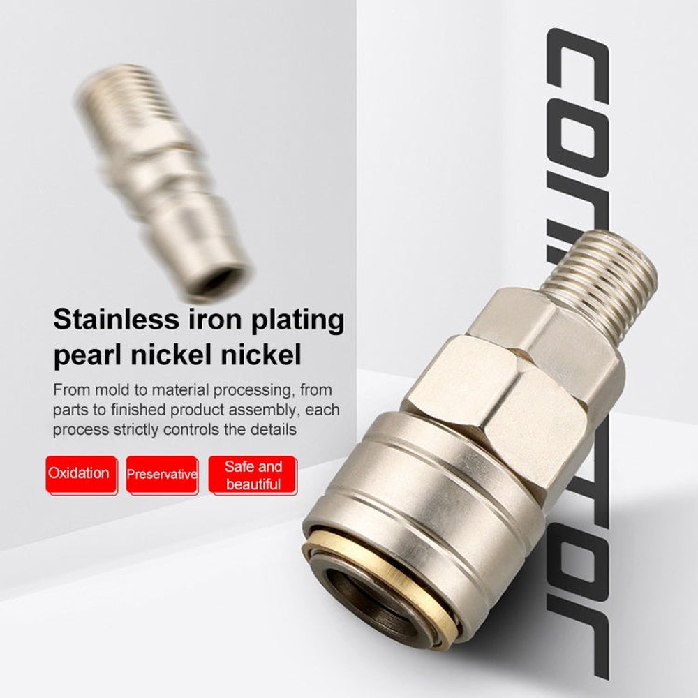 10pcs C-type Self-lock Pneumatic Quick Fitting Connector, PF-20, PH-20, PM-20, PP-20, SF-20, SH-20, SM-20, SP-20, PF-30, PH-30, PM-30, PP-30, SF-30, SH-30, SM-30, SP-30, PF-40, PH-40, PM-40, PP-40, SF-40, SH-40, SM-40, SP-40