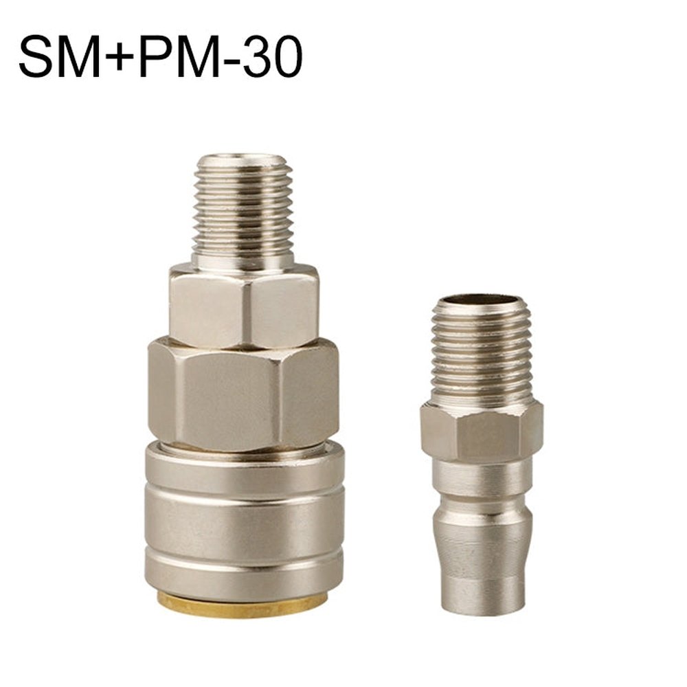 10pcs C-type Self-lock Pneumatic Quick Fitting Connector, SF+PF-20, SF+PF-30, SF+PF-40, SH+PH-20, SH+PH-30, SH+PH-40, SM+PM-20, SM+PM-30, SM+PM-40, SP+PP-20, SP+PP-30, SP+PP-40