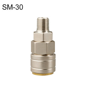 10pcs C-type Self-lock Pneumatic Quick Fitting Connector, PF-20, PH-20, PM-20, PP-20, SF-20, SH-20, SM-20, SP-20, PF-30, PH-30, PM-30, PP-30, SF-30, SH-30, SM-30, SP-30, PF-40, PH-40, PM-40, PP-40, SF-40, SH-40, SM-40, SP-40