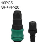 10pcs Plastic Steel C-type Self-lock Pneumatic Components, SF+PF-20, SF+PF-30, SF+PF-40, SH+PH-20, SH+PH-30, SH+PH-40, SM+PM-20, SM+PM-30, SM+PM-40, SP+PP-20, SP+PP-30, SP+PP-40, Round Triplet