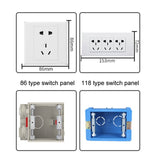 10pcs Universal Wire Concealed Box Repairer Switch Socket Base Box Repair Support Rod Fixing Tool, Type 86, Type 118