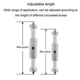 10pcs Universal Wire Concealed Box Repairer Switch Socket Base Box Repair Support Rod Fixing Tool, Type 86, Type 118