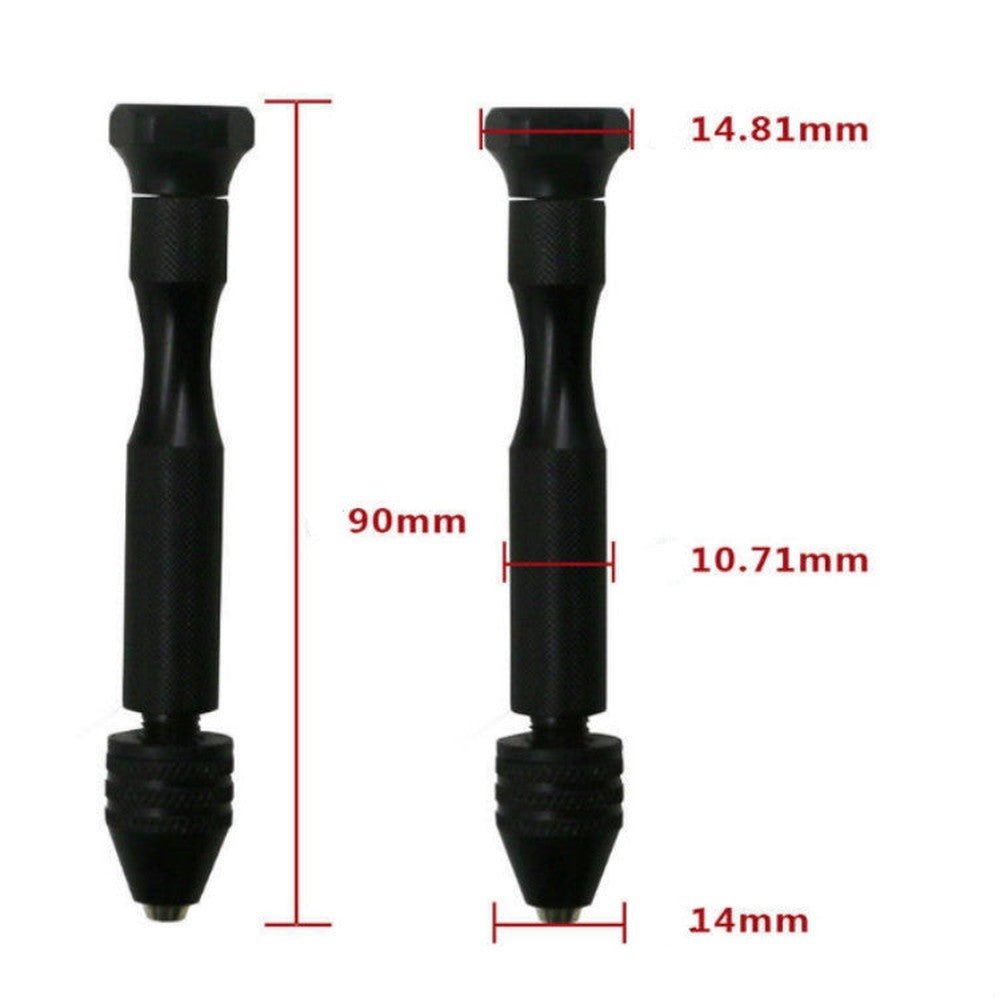 11 In1 Mini Manual Drill With Drill Plastic Walnut Wenwan Punching Tool, 11 In 1 / Set - laboratorydeal